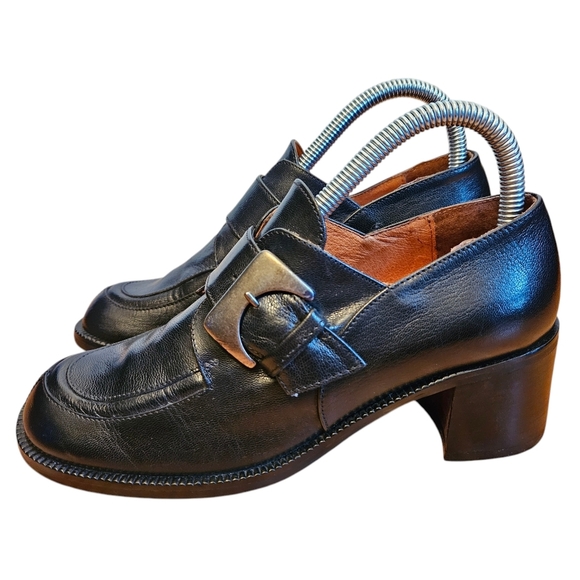 May Fair Women's Casual Block Heel Black Shoes Size EU 37. - Picture 1 of 11